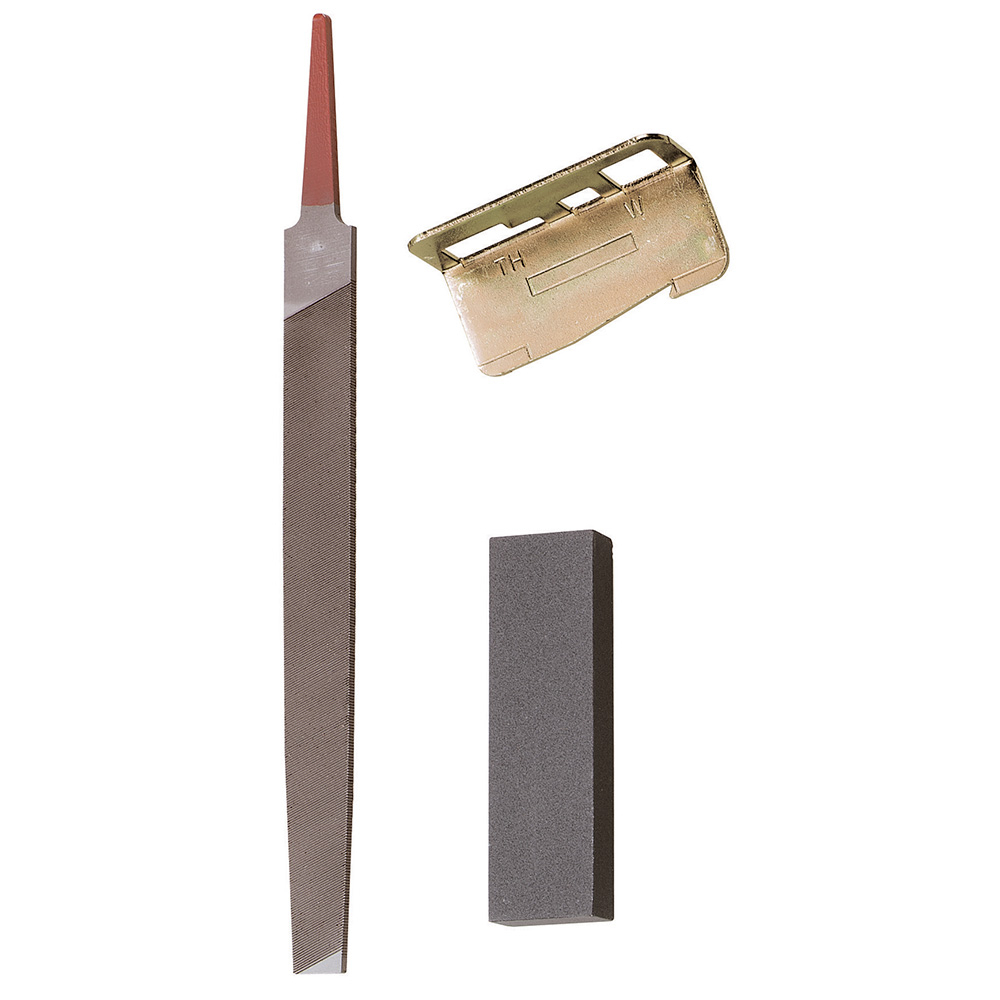 KG-2 Sharpening Kit, For Use With Sharpening Pole and Tree Climbers, Leather, Tan