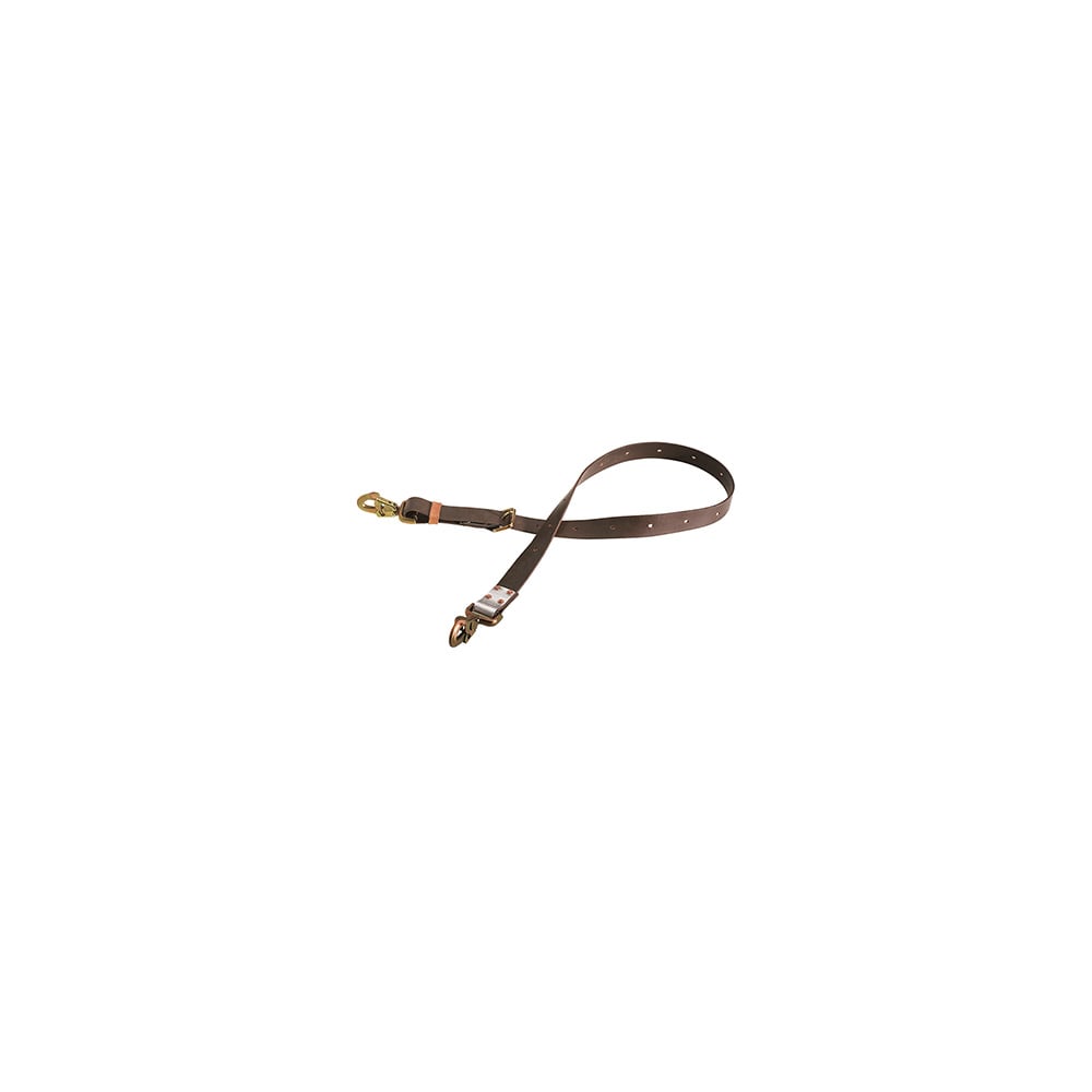 KL5295-7L KL Series Adjustable Positioning Strap, 4 ft 6 in L x 1-3/4 in W, 6-Ply Klein-Kord, Brown