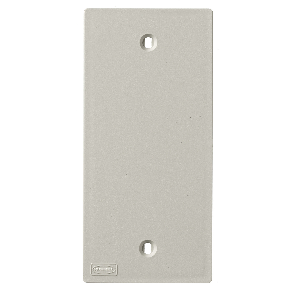 KP14 KP Series Low Profile Blank Non-Metallic Molded Standard Faceplate, For Use With Non-Metallic Raceway and BaseTrak Multi-Channel Raceway, Plastic, Off-White