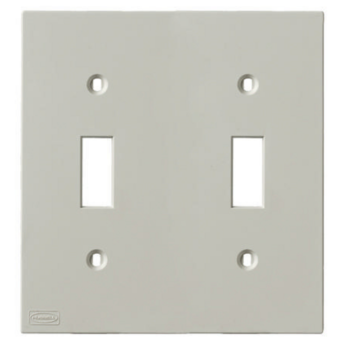 KP2 KP Series Blank Non-Metallic Molded Standard Faceplate, For Use With PlugTrak PT1/PP1/PL1/PW1/PW2/PB2/PB3/PS3 Series Raceway, Off-White