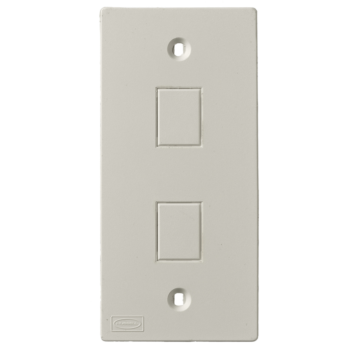 KP2162 KP Series 1-Gang Low Profile Non-Metallic Molded Standard Raceway, For Use With Non-Metallic Raceway and BaseTrak Multi-Channel Raceway, Plastic, Off-White