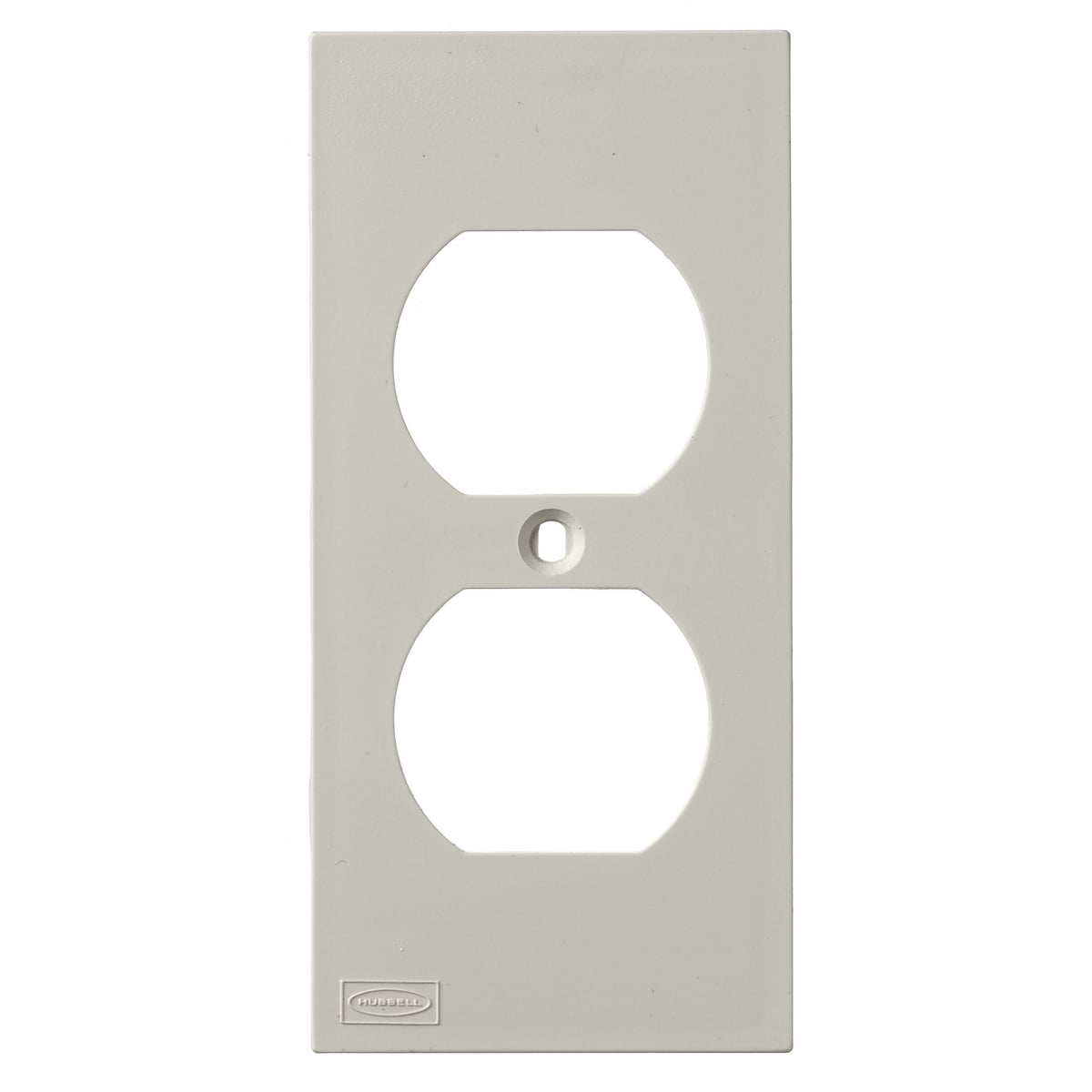 KP8 KP Series Low Profile Non-Metallic Molded Standard Faceplate, For Use With Non-Metallic Raceway and BaseTrak Multi-Channel Raceway, Plastic, Off-White