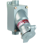 KR Series - Aluminum 20 Amp Receptacle With Feed-Thru Enclosure - 2W 3P Circuit - 115/230VAC At 60Hz - Hub Size 3/4 Inch