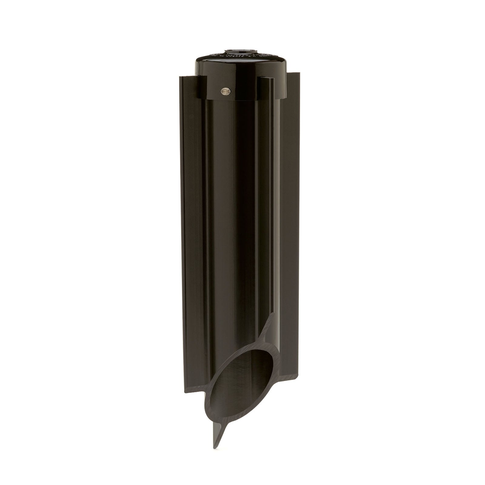 Fast, one-step connection. 2 1/4in; inside diameter accepts conduit of different sizes. Made of impact and corrosion-resistant PVC, suitable for wet locations. No unsightly junction boxes or time-taking assembly, just a trouble-free installation. Designed for line voltage (120-Volt) landscape lighting. Eliminates need for above or below ground boxes. Built-in stabilizer removes need for concrete. Accepts 1/2 NPSM thread. UL and cUL listed.