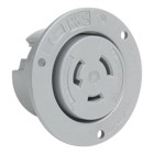 Turnlok Flanged Outlet 3wire 20amp 125/250v