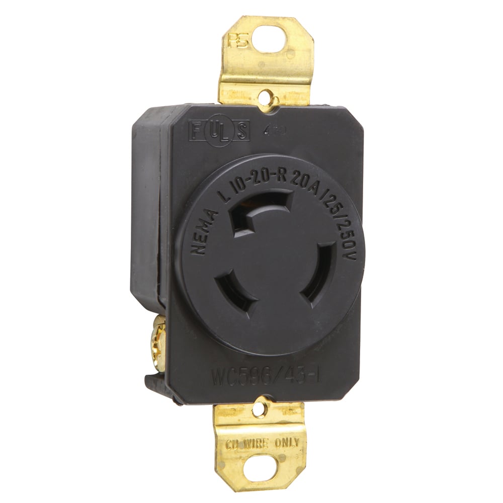 L1020R 20 Amp NEMA L1020 Single Receptacle