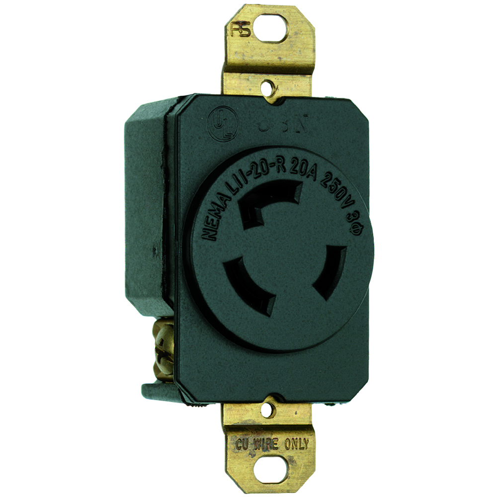 L1120R 20 Amp NEMA L1120 Single Receptacle