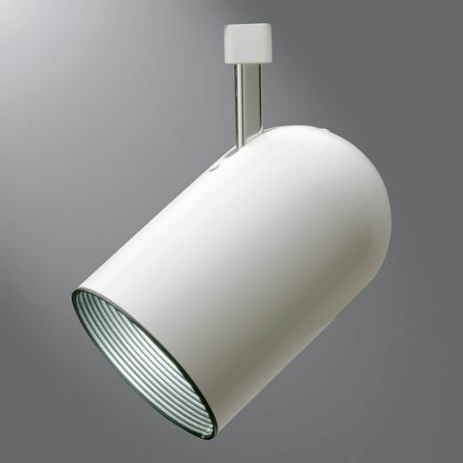 L1543PX Halo Power-Trac Track Head, Incandescent Lamp, 120 VAC, Round Back Cylinder Head, 10-1/2 in Max Extension