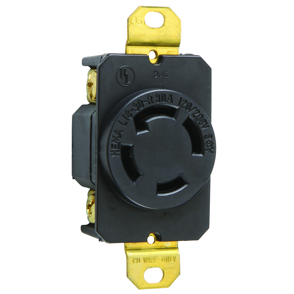 L1830R 30A NEMA L1830 Single Receptacle