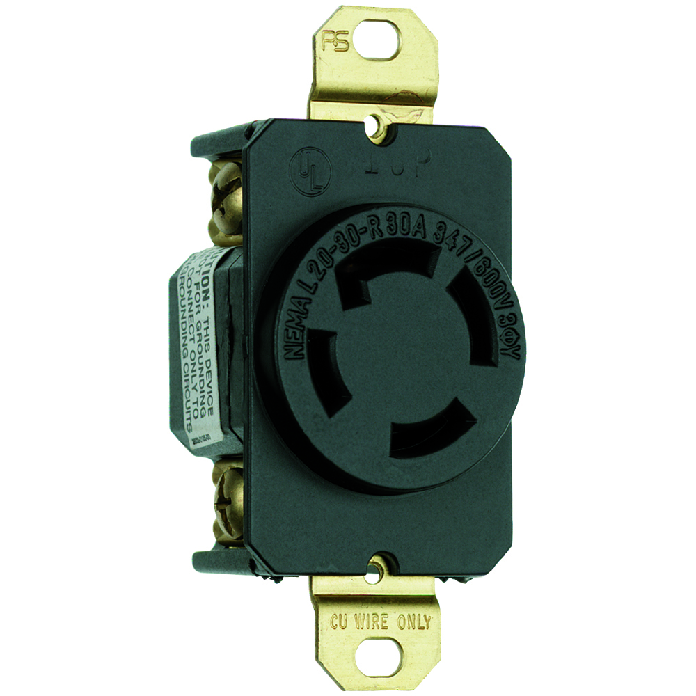 L2030R 30A NEMA L2030 Single Receptacle