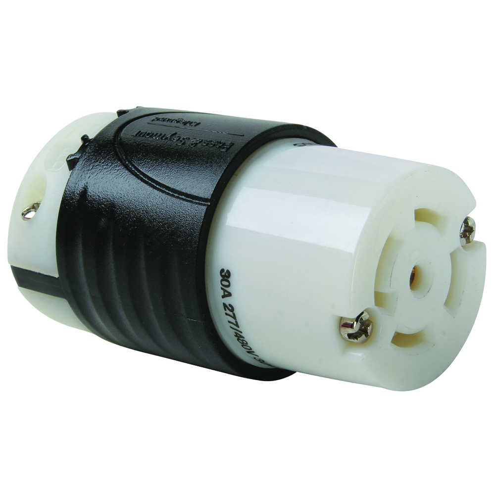 L2230C 30A L2230 Connector - Black Back, White Front Body
