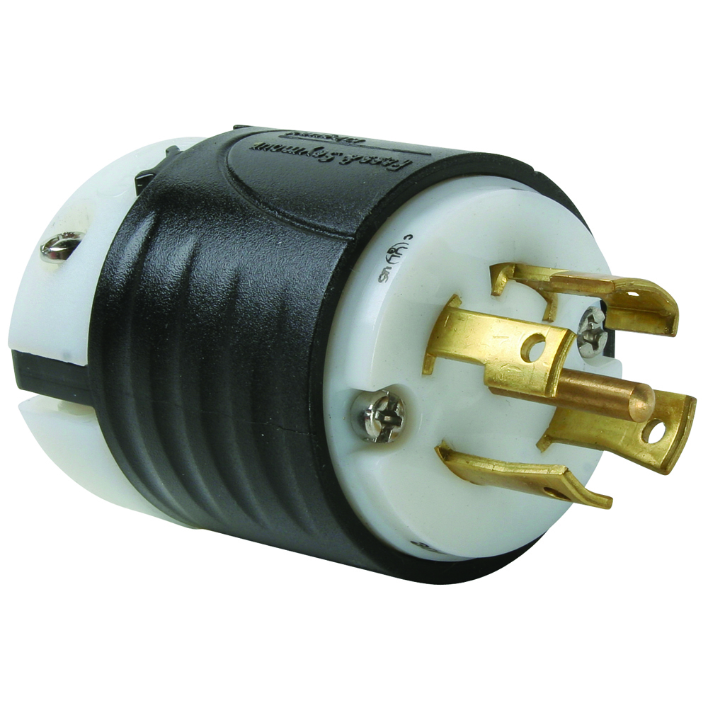 L2230P 30A L2230 Plug - Black Back, White Front Body