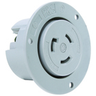 Flanged Outlet 3wire 20amp 125volt Turnlok