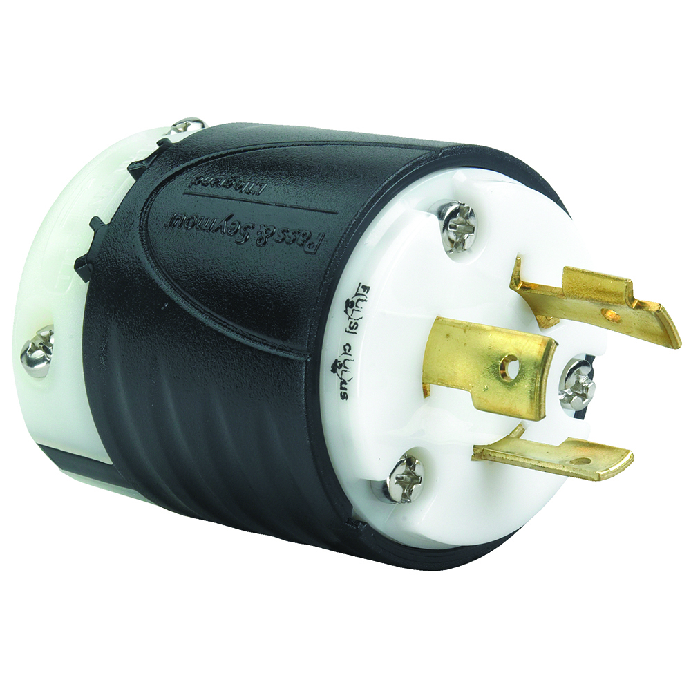 L720P 20 Amp NEMA Plug L720 - Black Back, White Front Body