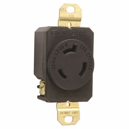 L720R 20 Amp NEMA L720 Single Receptacle