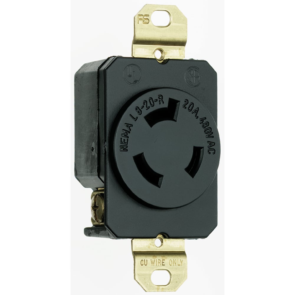 L820R 20 Amp NEMA L820 Single Receptacle