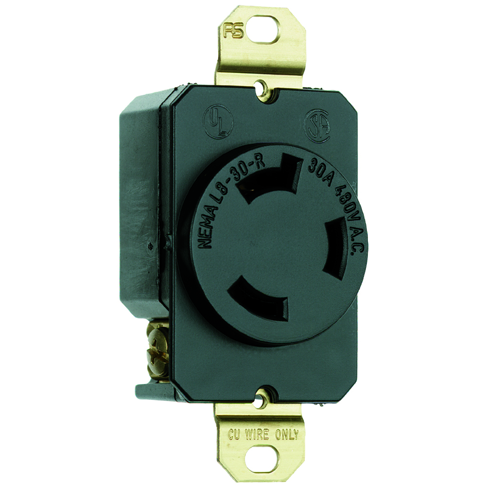 L830R 30A NEMA L830 Single Receptacle