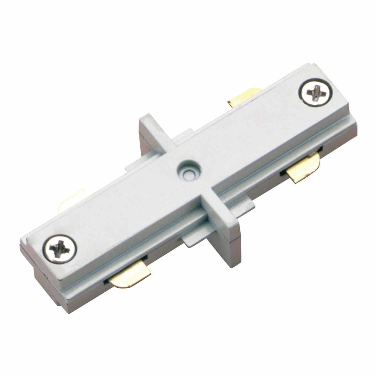 L908P Halo Power-Trac Mini Joiner Push-In Single Track Lighting Connector, 1 Circuits, 5.201 in L x 4.301 in W, Polycarbonate