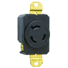 Turnlok Single Receptacle, 3wire 20amp 600volt, L9-20R