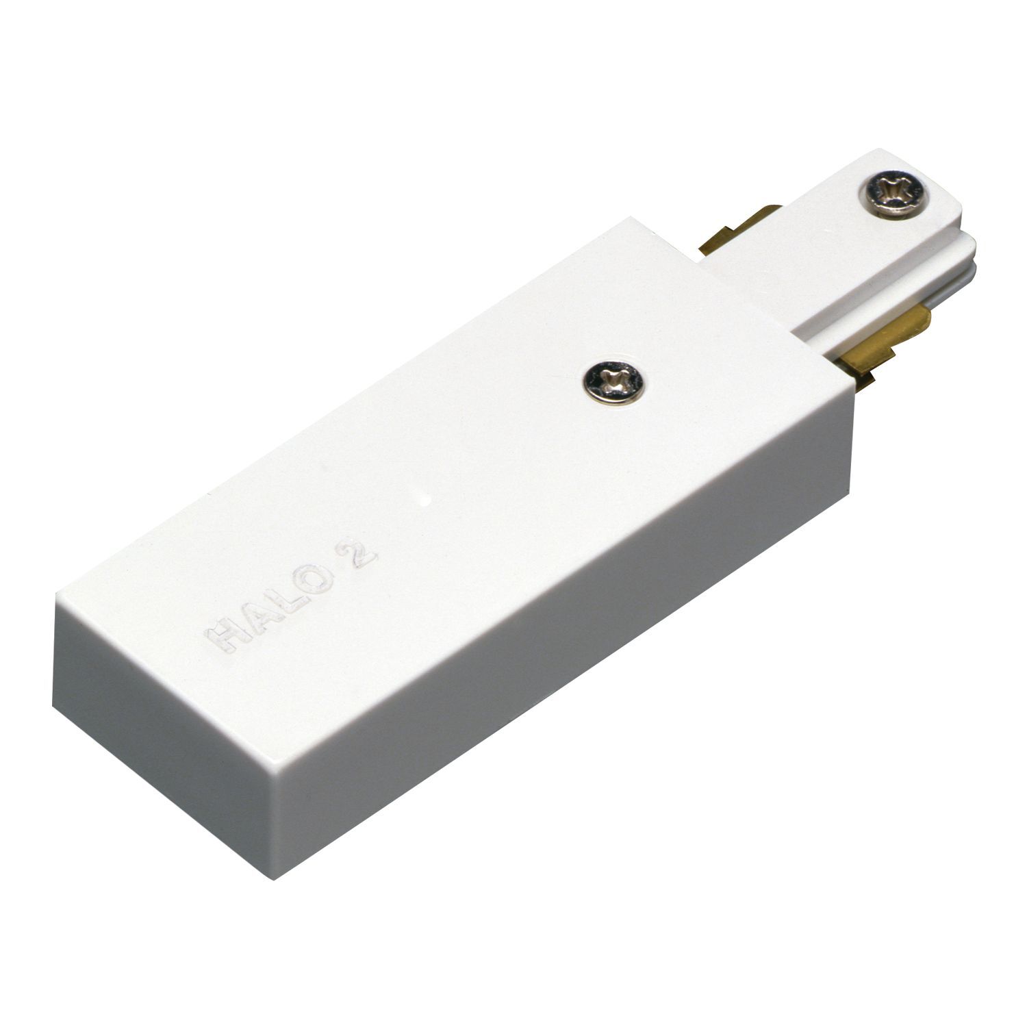 L941MB Halo Power-Trac Live End Connector, 2 Circuits, 5.201 in L x 4.301 in W, Polycarbonate