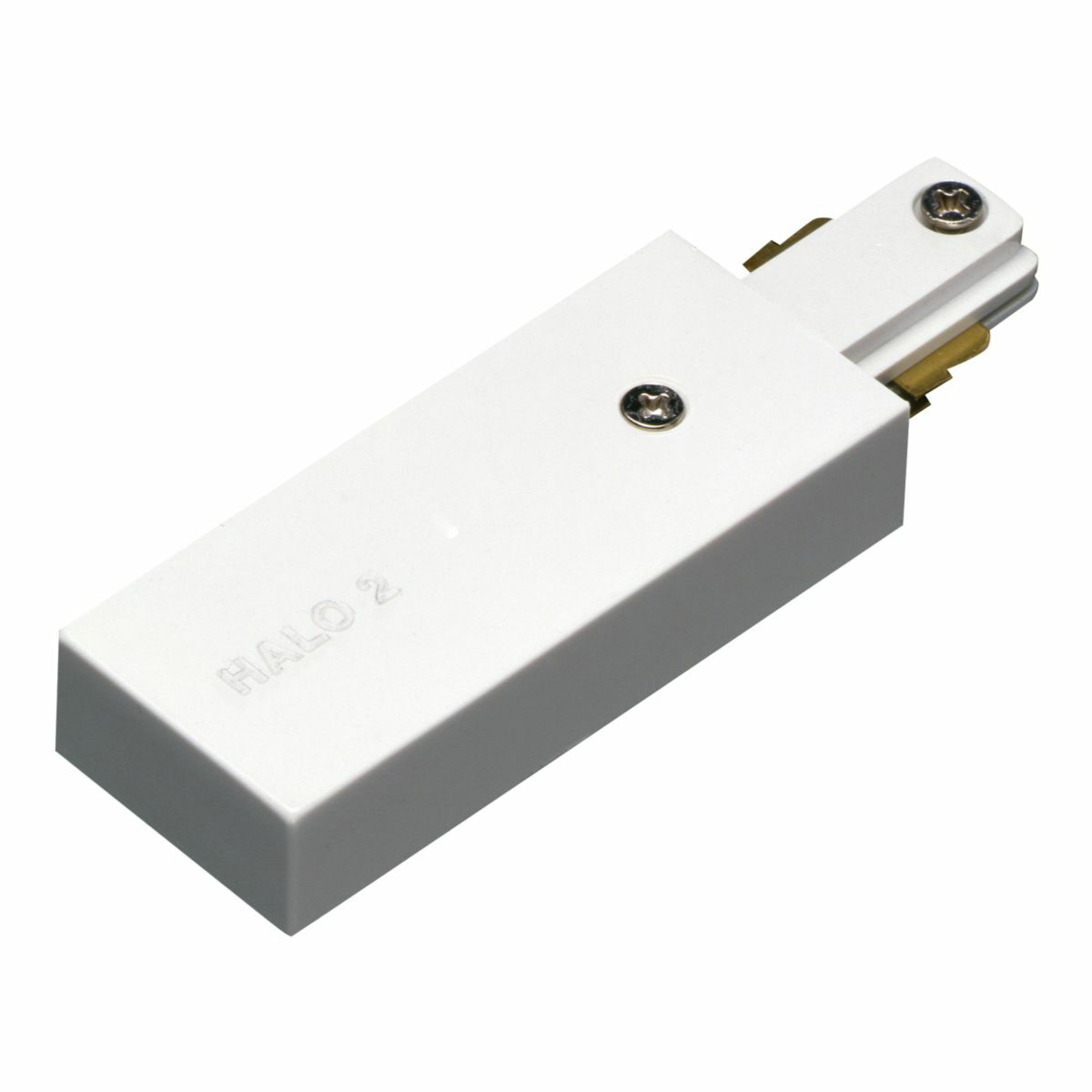 L941P Halo Power-Trac Live End Connector, 2 Circuits, 5.201 in L x 4.301 in W, Polycarbonate