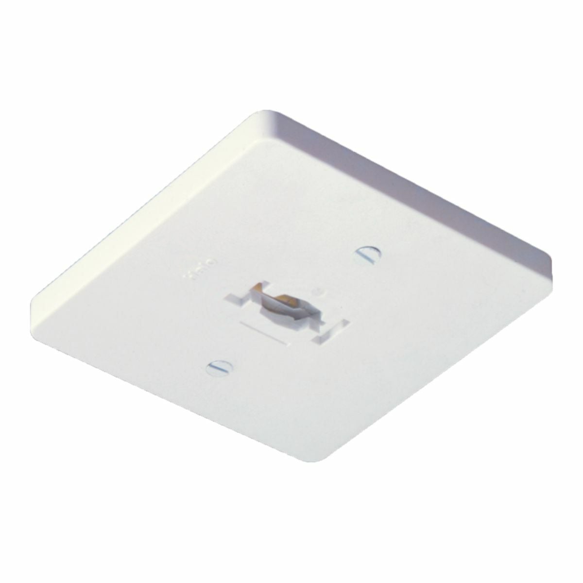 L973PN Halo Power-Trac Low Profile Canopy Adapter, 5.201 in L x 4.301 in W x 8.201 in H, For Use With L2005, L5038, L5300 and L3240E Track Lamp Holder