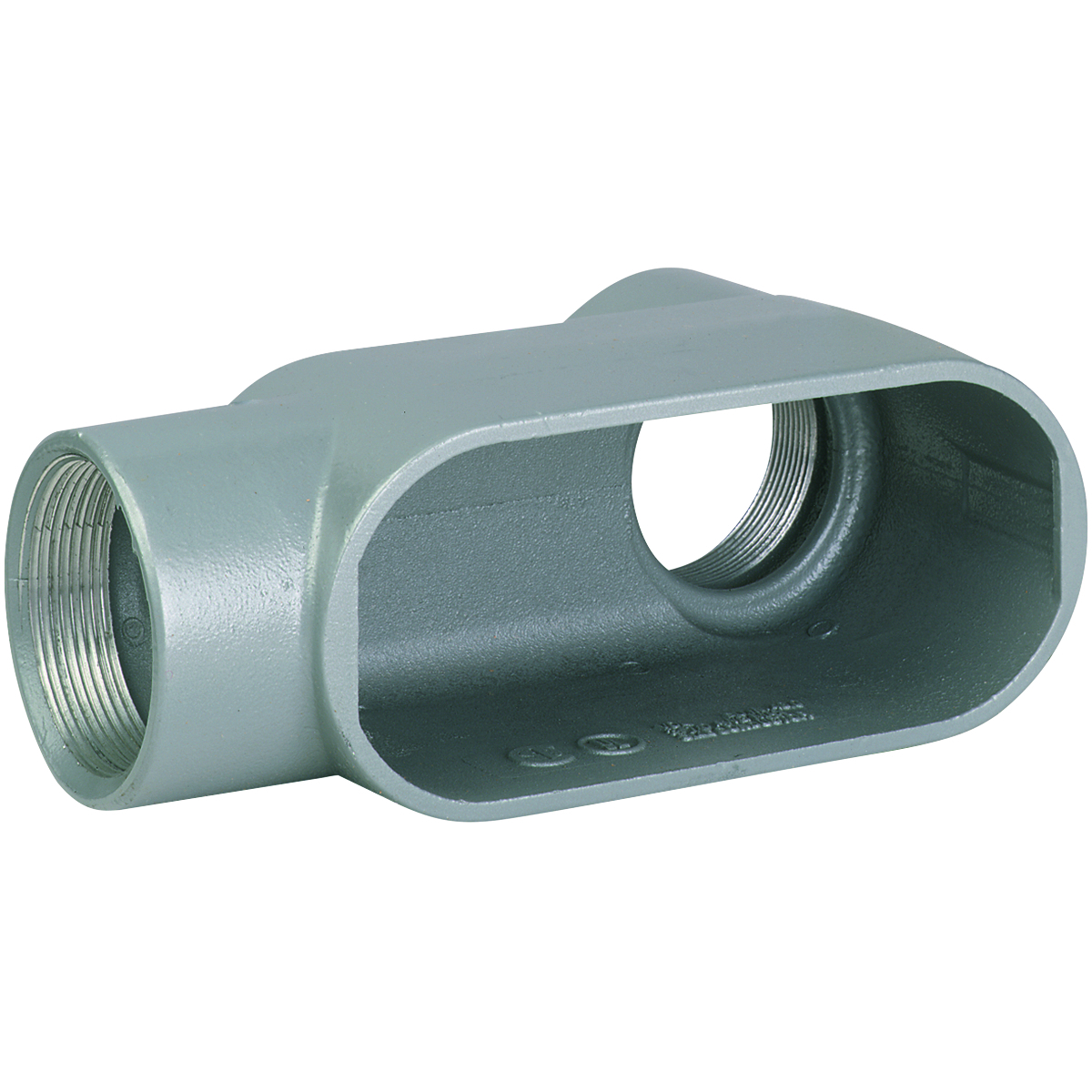 LB67 Type LB Conduit Body, 2 in Hub, 7 Form, 48 cu-in Capacity, Iron, Tri-Coated