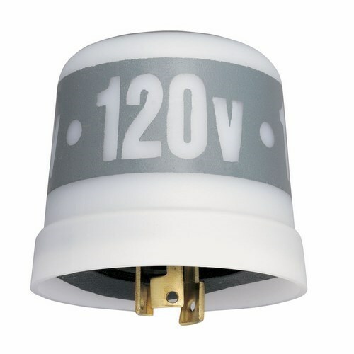 LC4521LA LC4500 Locking Mounting Thermal Photocontrol, 120 V AC, 1800 W Tungsten, 1000 VA Ballast, Fixture Mount, Polypropylene