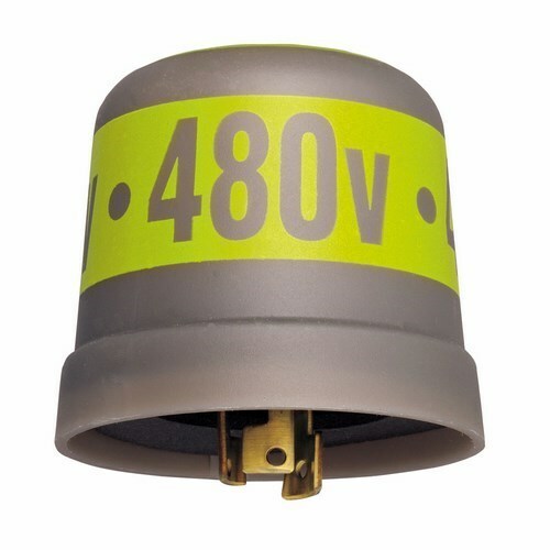 LC4535 LC4500 Locking Mounting Thermal Photocontrol, 480 V AC, 7200 W Tungsten, 4000 VA Ballast, Fixture Mount, Polypropylene