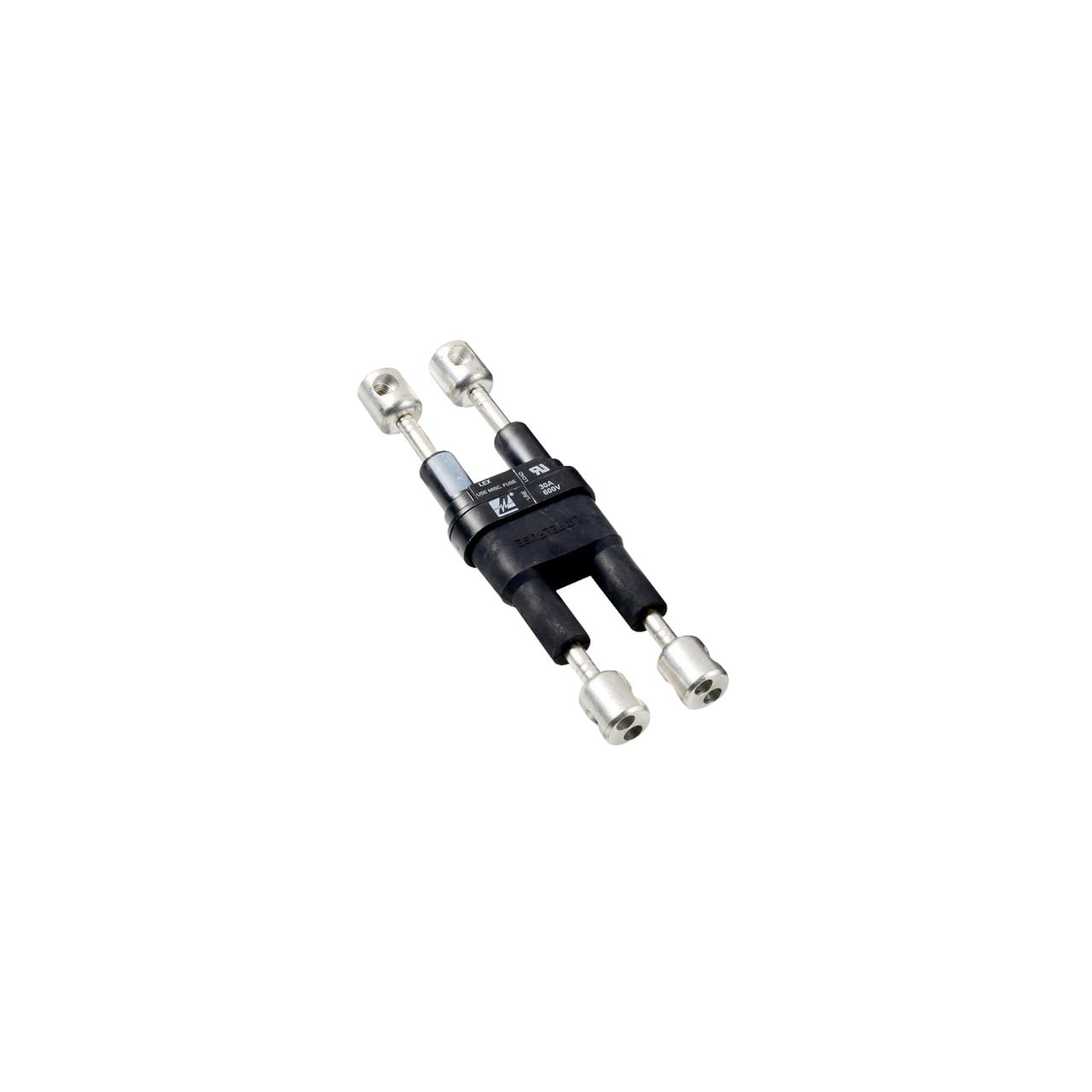 LEXJJS Powr-Gard Breakaway Non-Indicating Watertight Fuse Holder, 600 V AC/DC, 30 A, 12 to 8 AWG, 10 to 2 AWG Wire, 2 Poles