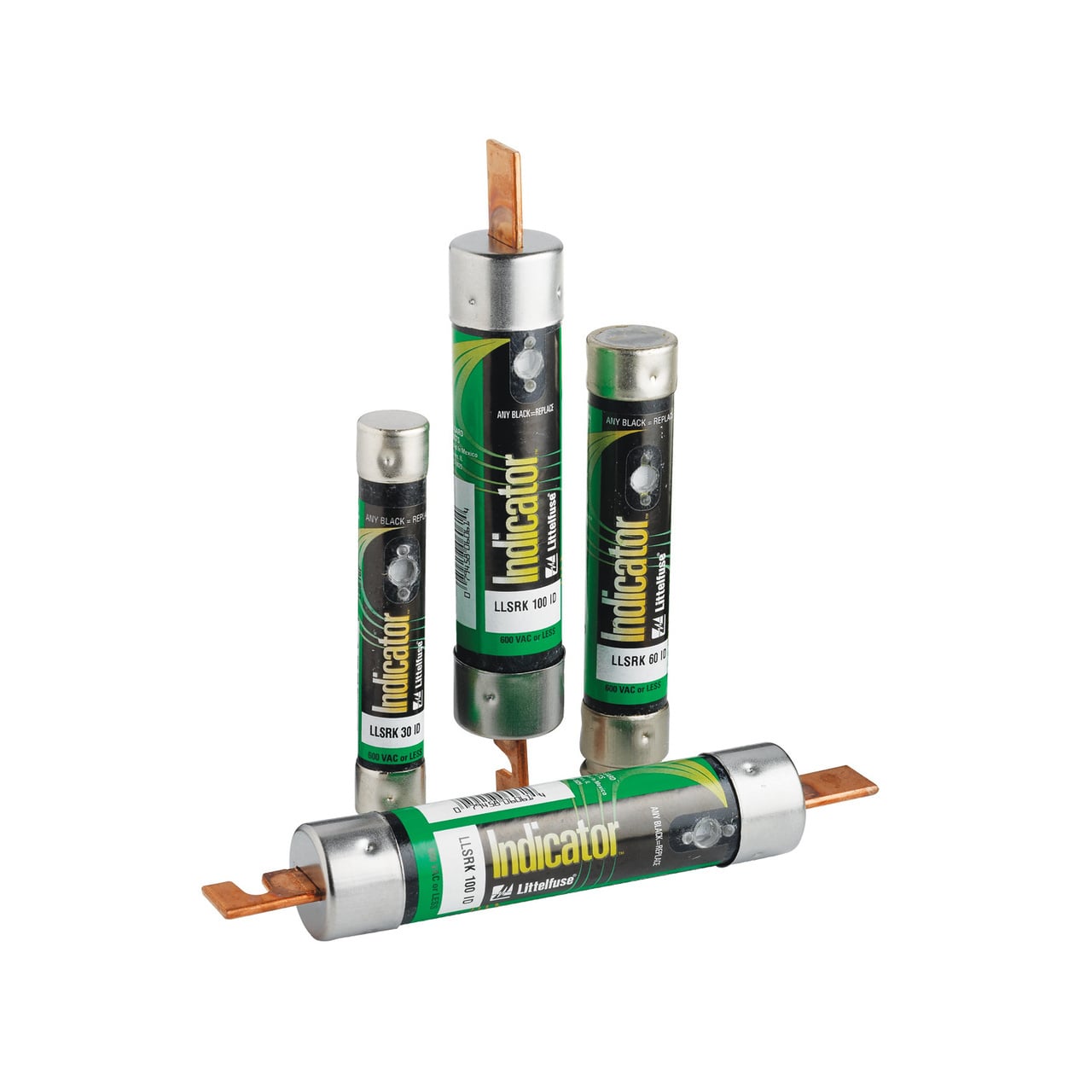 LLSRK005ID Powr-Gard Current Limiting Time Delay Fuse, 5 A, 600 V AC/300 V DC, 200/20 kA Interrupt, RK1 Class, Cartridge Body