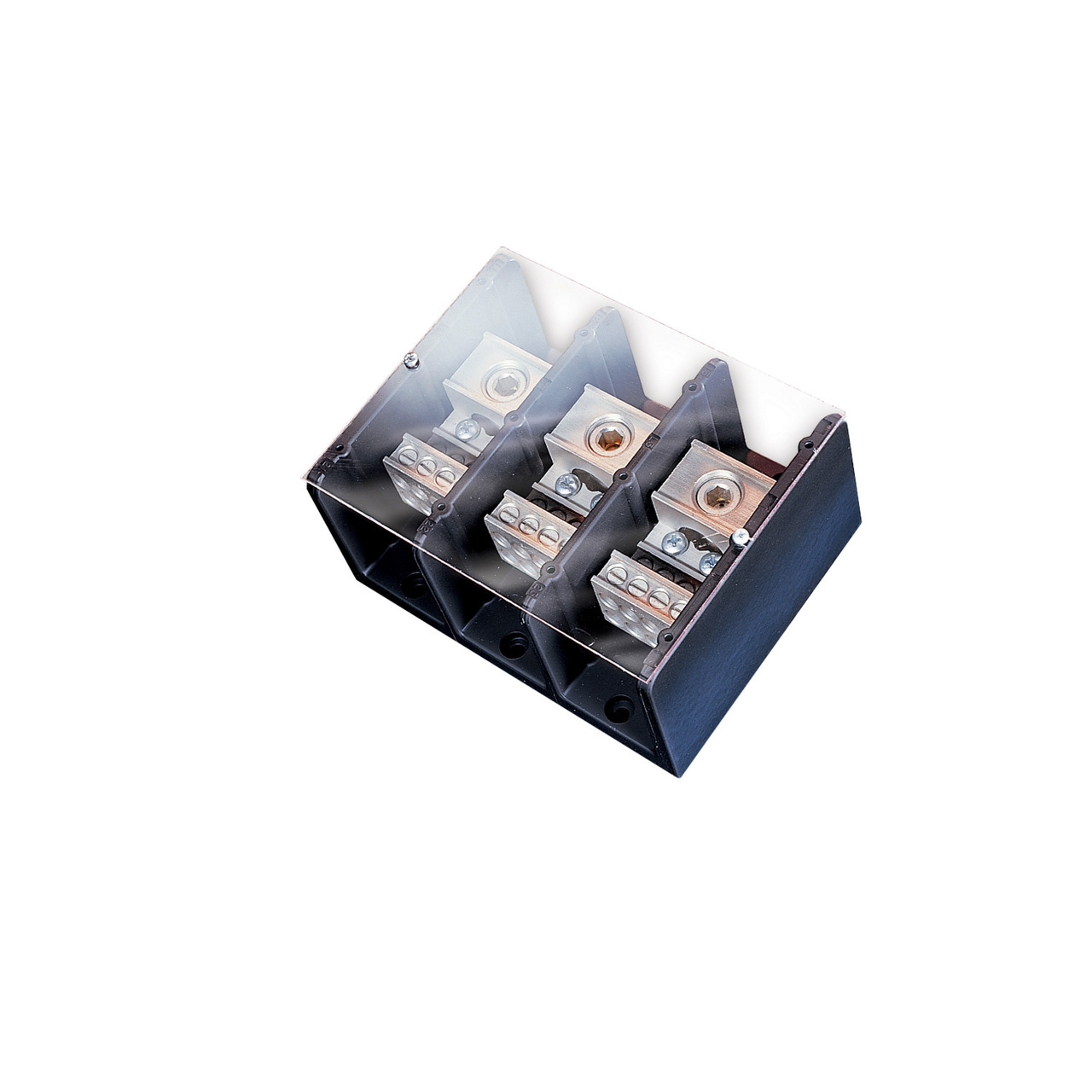 LPBC3-2 Powr-Gard Powr-Bloks Power Distribution Block Cover, 2 Poles, For Use With Distribution/Splicer Block, Plastic, Clear