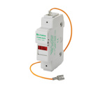 Littelfuse POWR-SAFE Dead Front holders provide optimum protection to personnel. Indicating and non-indicating versions are available in 1,2,3, or 4 poles for Midget fuses. Features: Meets Dead Front requirements, Mountable on 35mm Din Rail, Blown fuse identification (Indicating versions only), Easy installation and removal of fuses. No special fuse pullers or tools required. UL Listed for branch circuit protection (Class CC versions only), Compact design, Ventilated design for cooler operation, Indicates above 80 volts (ID versions only).