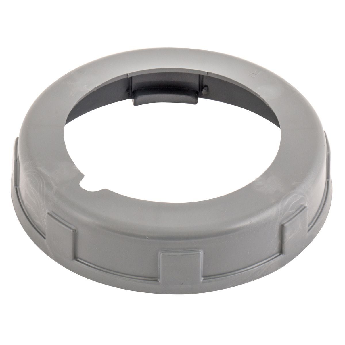 LR100 Heavy Duty Non-Metallic Watertight Cord Mount Replacement Locking Ring, For Use With 100, 125 A Plugs, Connectors and Inlets, IEC Devices, Pressure Terminal Screw Connection Industrial Grade, Cord Mount, Composite, Gray