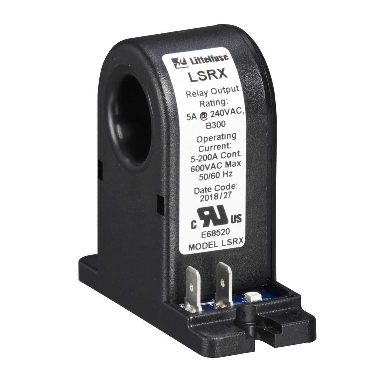 LSRX Powr-Gard Box Cover Unit With Receptacle, Single Pole Fuse holder, For Use With Edison Base Plug Fuse (TOO, TLO) or Type S Plug Fuse (SOO, SLO) with Adapter (SAO), 15 A, 125 V AC