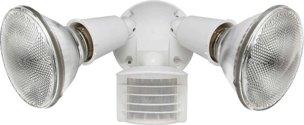 LU300W Luminator Floodlight Kit, (2) Incandescent Lamp, 300 W Fixture, 120 V AC, Polycarbonate Housing