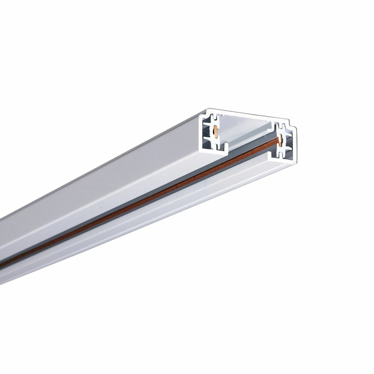 LZR104MB Halo Power-Trac 1-Circuit Lampholder, 43-1/2 in L x 1-1/2 in W x 0.7 in D, Aluminum