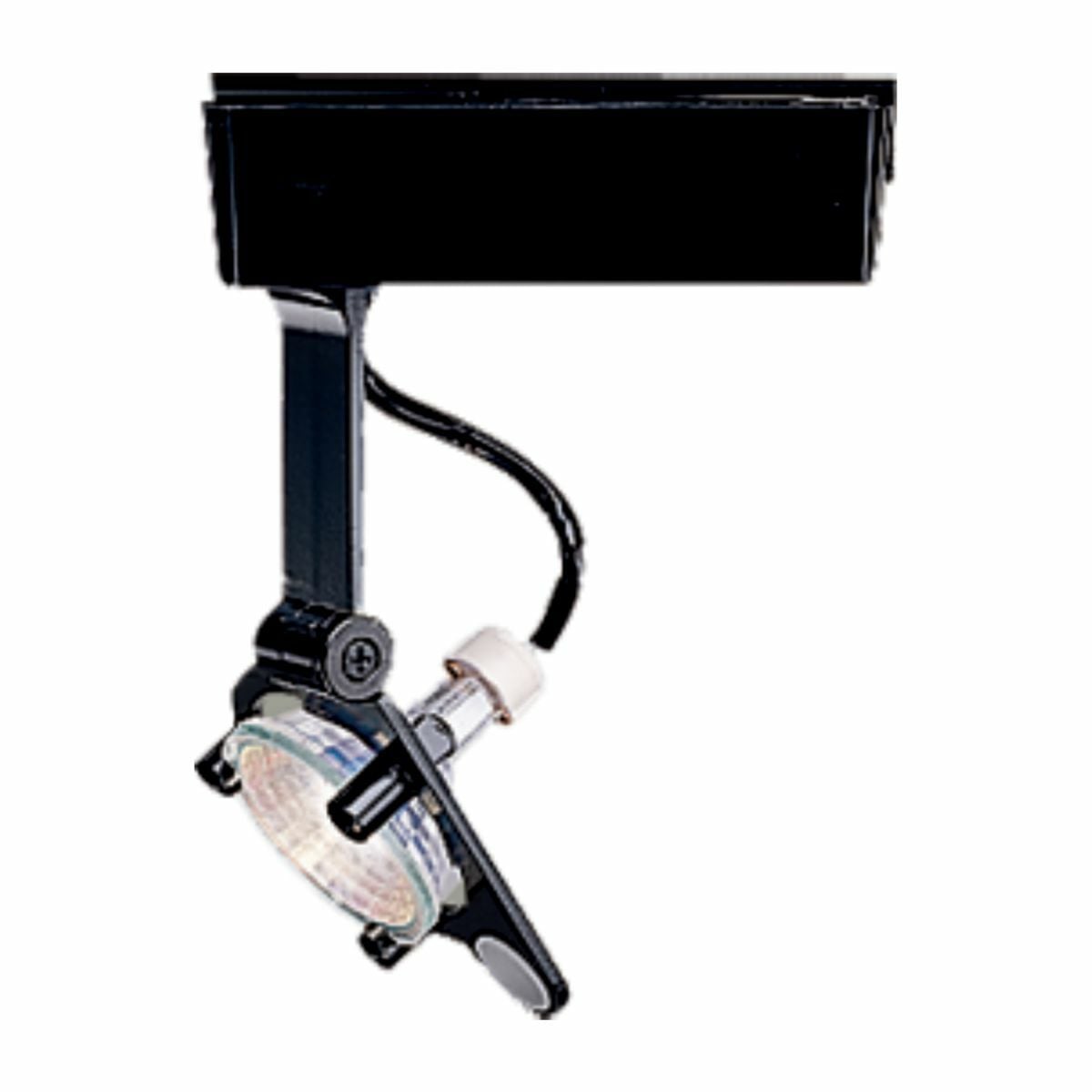 LZR404P Halo Power-Trac Line Voltage Track Head, Incandescent Lamp, 120 V AC, Contemporary Gimbal Head, 7 in Max Extension