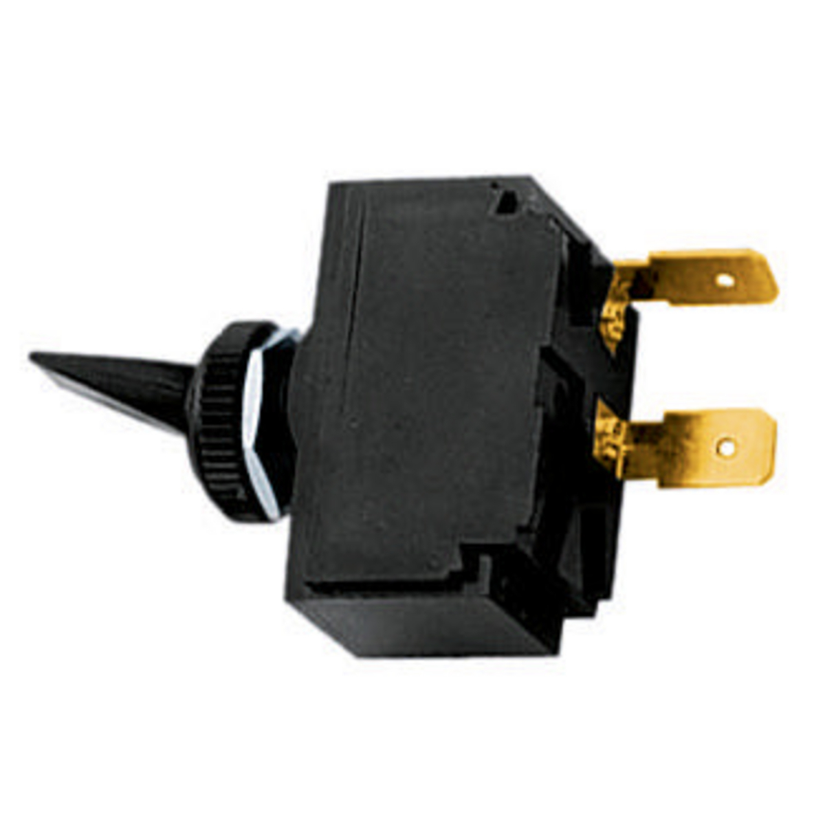 M11SP Marine Grade Reduced Standard Toggle Switch, 12 V DC, 15 A, 2-Position Contact