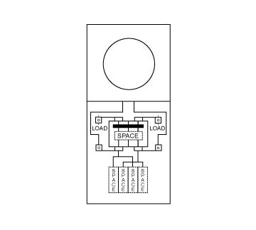 M282E1P6H 200 Amp, Headpost, Metered