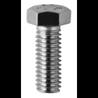 Hex Head Tap Bolt, Low Carbon Steel material, Zinc Plated Finish, 2 grade, 2-1/2 in. length, 1/2 in. diameter, Full thread, 3/4 in. head size