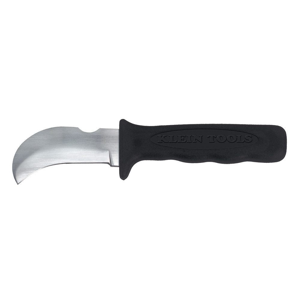 1570-3LR Cable Skinning Knife With Hook Blade and Notch, 3 in L
