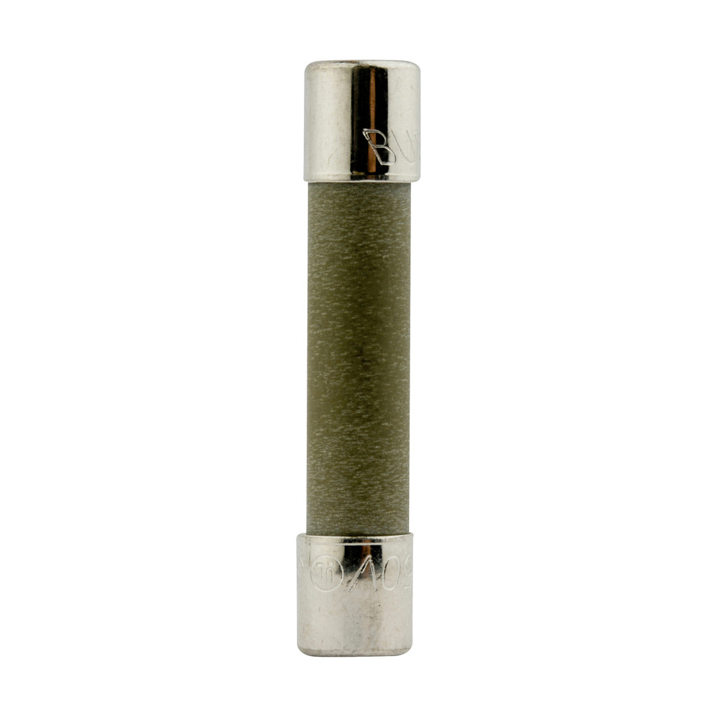 MDA-2 Electronic Small Dimension Time Delay Fuse With Nickel Plated Brass End Cap, 2 A, 250 VAC, 100 A/10 kA Interrupt, Cylindrical Body