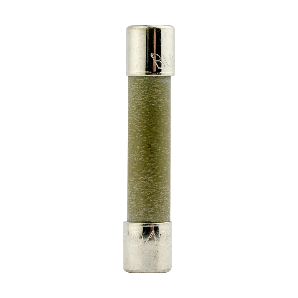MDA-4 Electronic Small Dimension Time Delay Fuse With Nickel Plated Brass End Cap, 4 A, 250 VAC, 200 A/10 kA Interrupt, Cylindrical Body