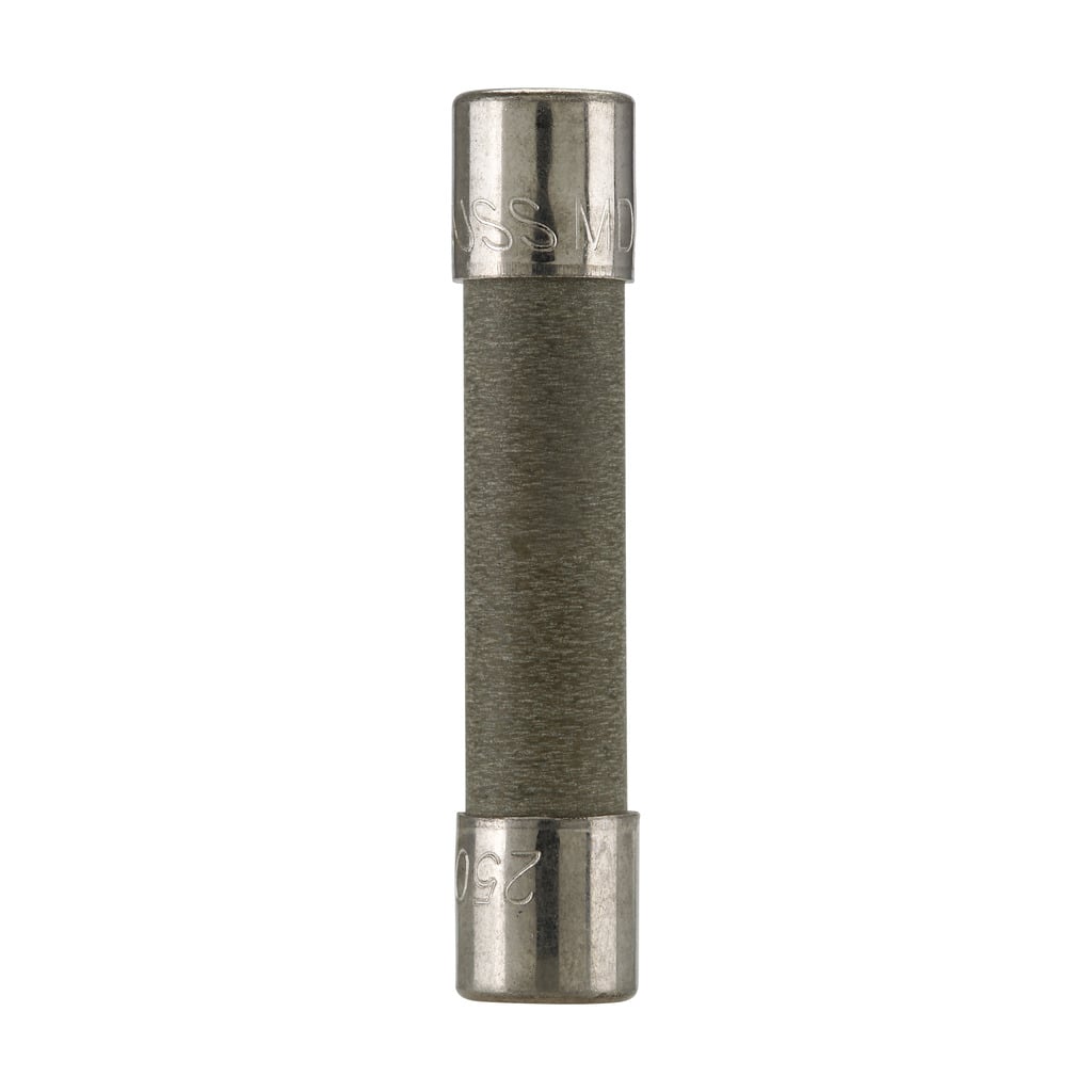 MDA-7 Electronic Small Dimension Time Delay Fuse With Nickel Plated Brass End Cap, 7 A, 250 VAC, 200 A/10 kA Interrupt, Cylindrical Body