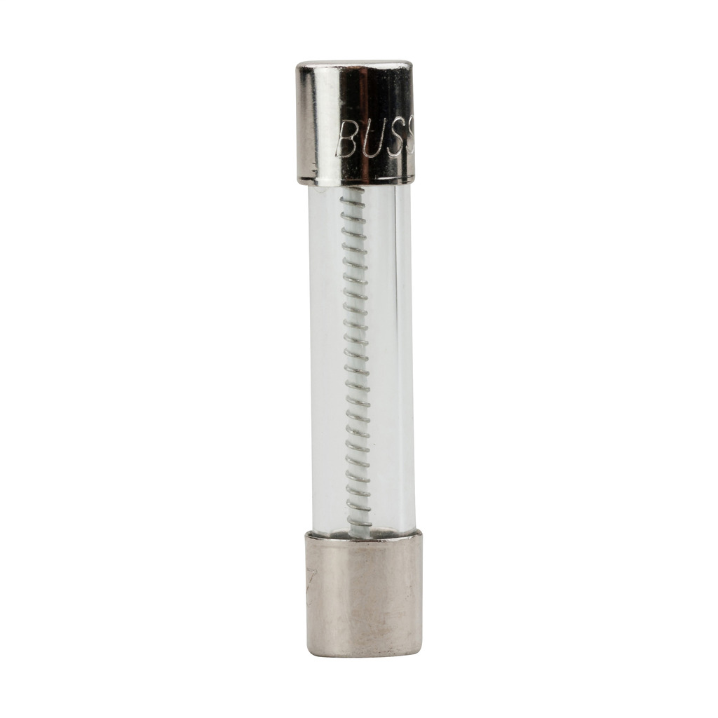 MDL-2 Electronic Time Delay Fuse With Nickel Plated Brass End Cap, 2 A, 250 V AC, 100 A Interrupt, Cylindrical Body