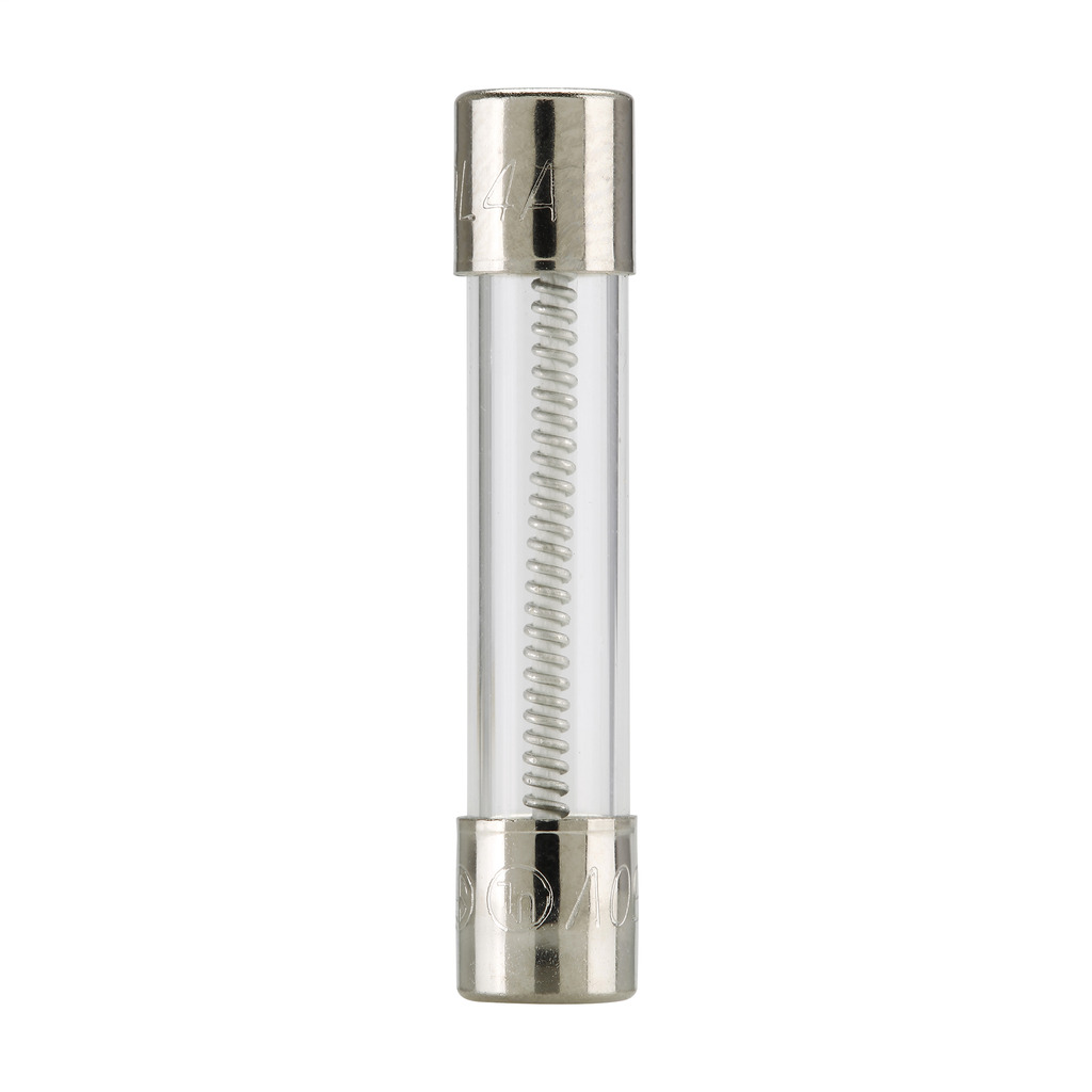 MDL-4 Electronic Time Delay Fuse With Nickel Plated Brass End Cap, 4 A, 250 V AC, 200 A/10 kA Interrupt, Cylindrical Body