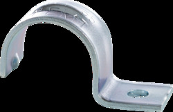 Min-E Clip, One Hole Strap, Fits 1" EMT Conduit,  Zinc Plated