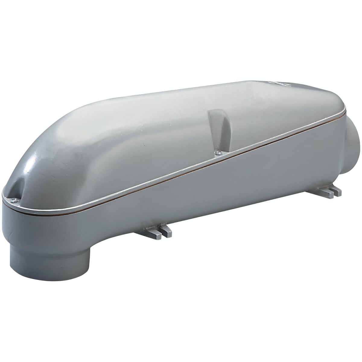 MLB-12 Type LB Conduit Body With Cover, Gasket, 5 in Hub, Mogul, Copper Free Aluminum, Electrostatic Powder Coated