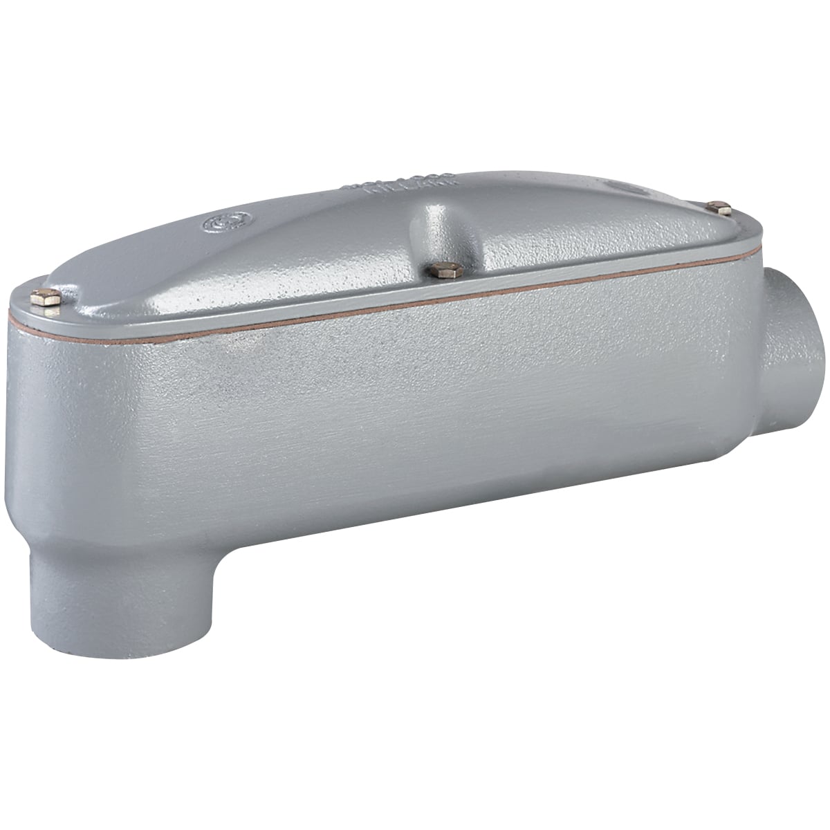 MOLB-6 MOL Type LB Mogul Conduit Body, 2 in Hub, Mogul Form, 100 cu-in Capacity, Copper Free Aluminum, Powder Coated